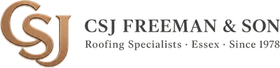 CSJ Freeman & Son · Roofing Specialists · Essex · Since 1978